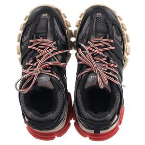 Balenciaga Track Sneakers in Black Polyurethane